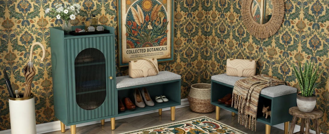 Small Entryway Decor Ideas with a Boho Twist