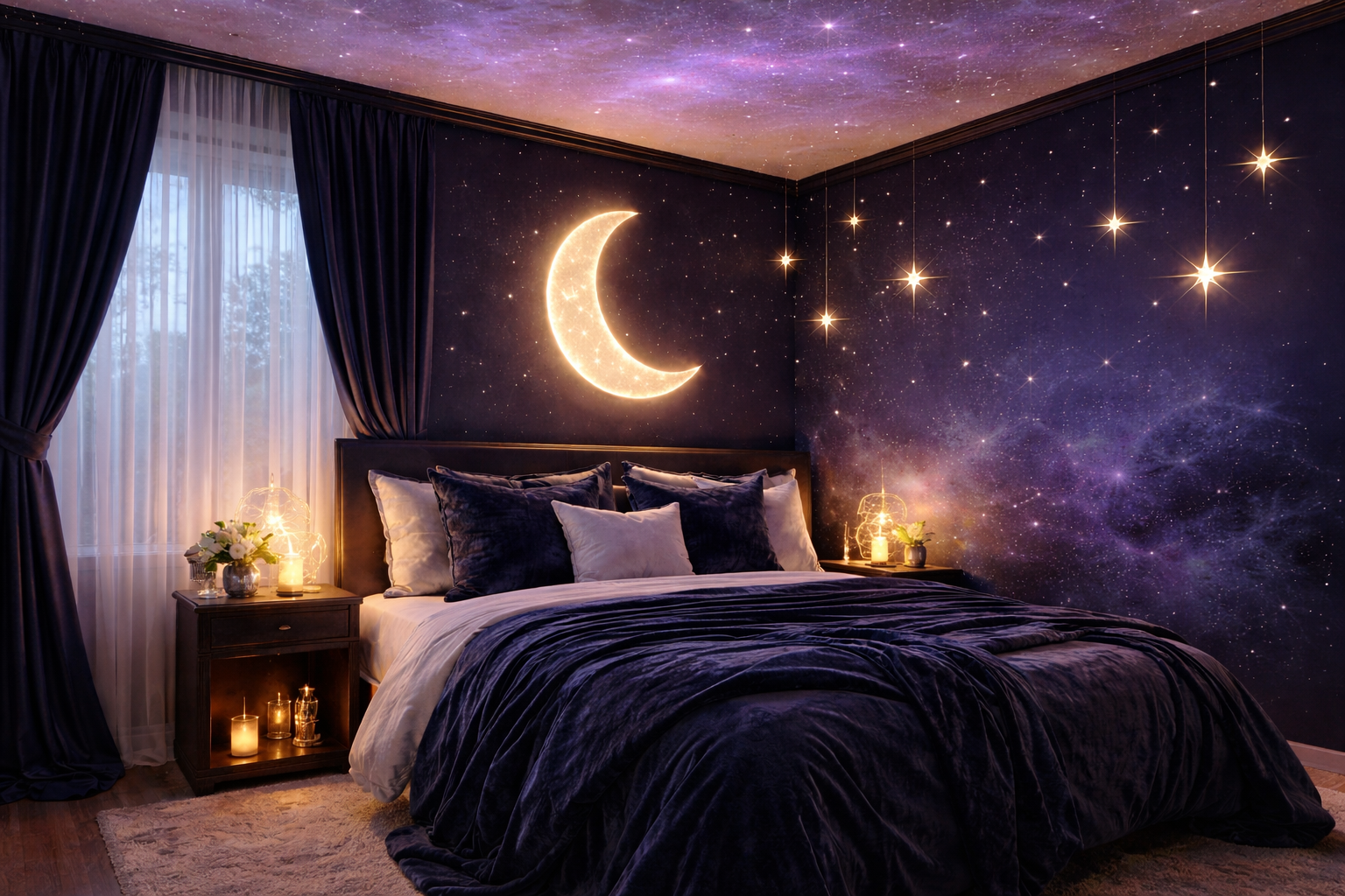 Extra Celestial, The Cosmic and Dreamy Aesthetic, Bedroom Decor.