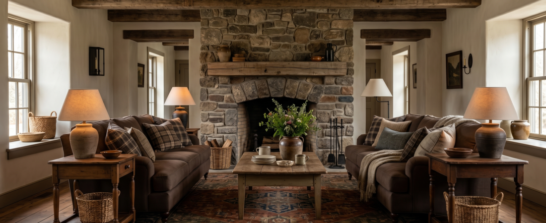 Rustic Farmhouse Living Room: Warm, Timeless Style for Everyday Living