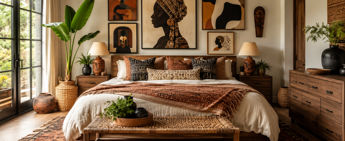 Afro Chic Bohemian Bedroom Decor Inspiration