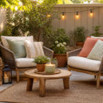 a cozy summer outdoor space that feels relaxed, stylish, and easy to enjoy