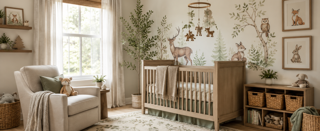 Woodland Themed Nursery Decor Ideas for a Cozy Forest-Inspired Baby Room