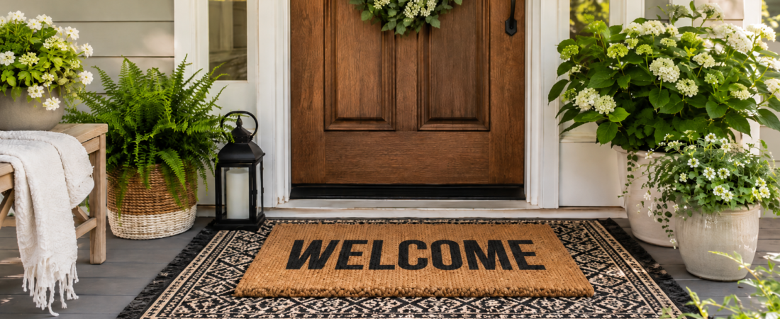 Welcome Mat Ideas to Give Your Front Door More Personality